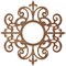 Ekena Millwork Dijon Wood Fretwork Pierced Ceiling Medallion, Walnut, 24"OD x 7 3/4"ID x 1/4"T CMWP24X24X0250DIWA - alternate 3